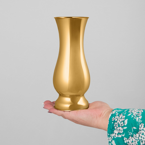 Купить ваза из нержавеющей стали под золото №2 фото 8