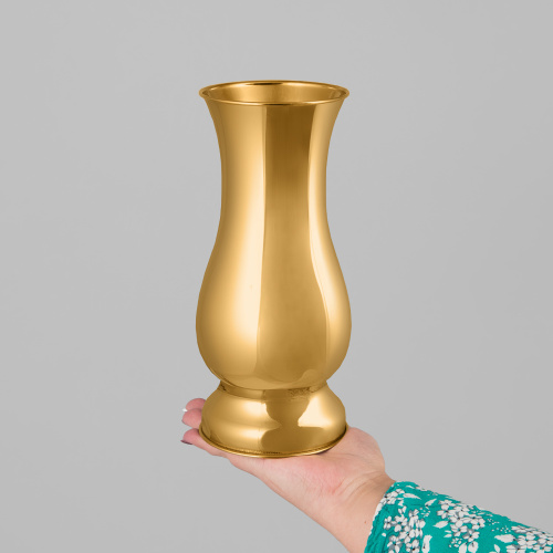 Купить ваза из нержавеющей стали под золото №4 фото 8