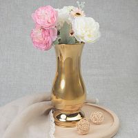 Купить ваза из нержавеющей стали под золото №4