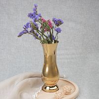 Купить ваза из нержавеющей стали под золото №2