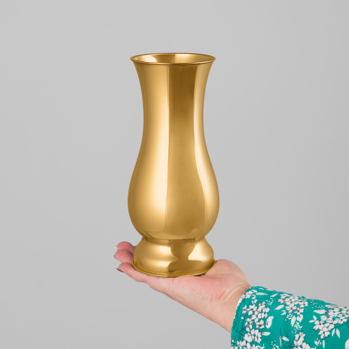 Купить ваза из нержавеющей стали под золото №3 фото 8